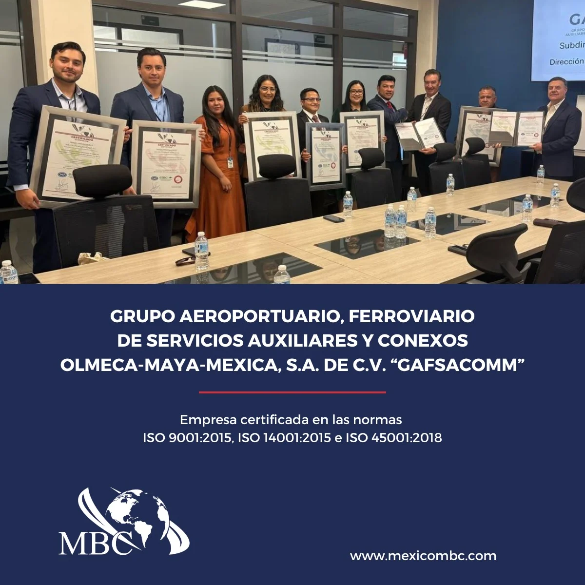 Grupo Ferroviario certificación ISO 14001