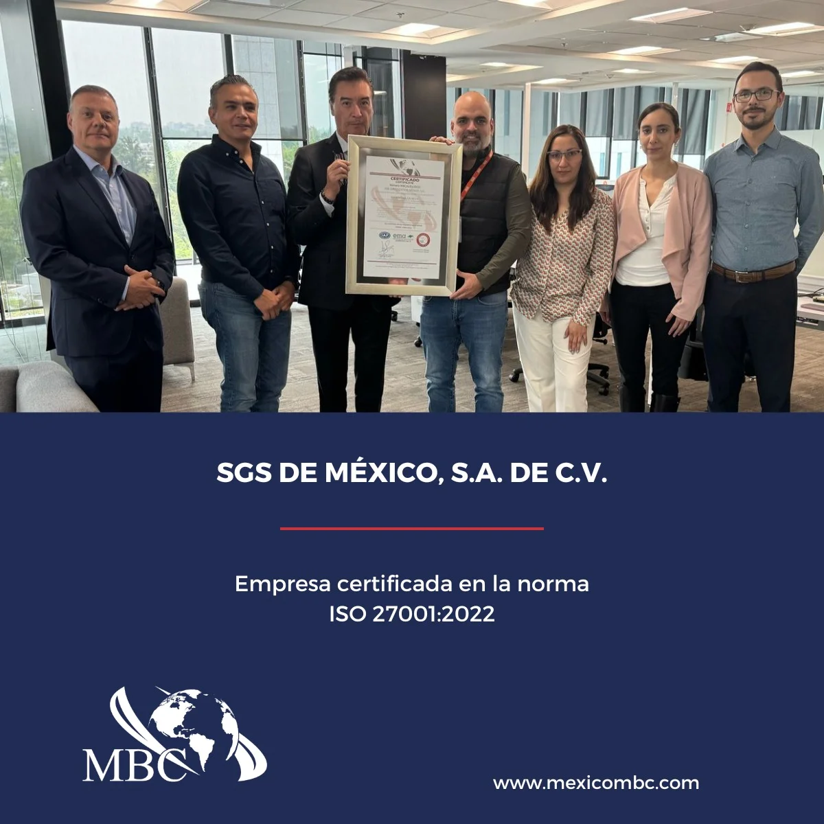 SGS México certificado en ISO 18788 - Operaciones de Seguridad Privada