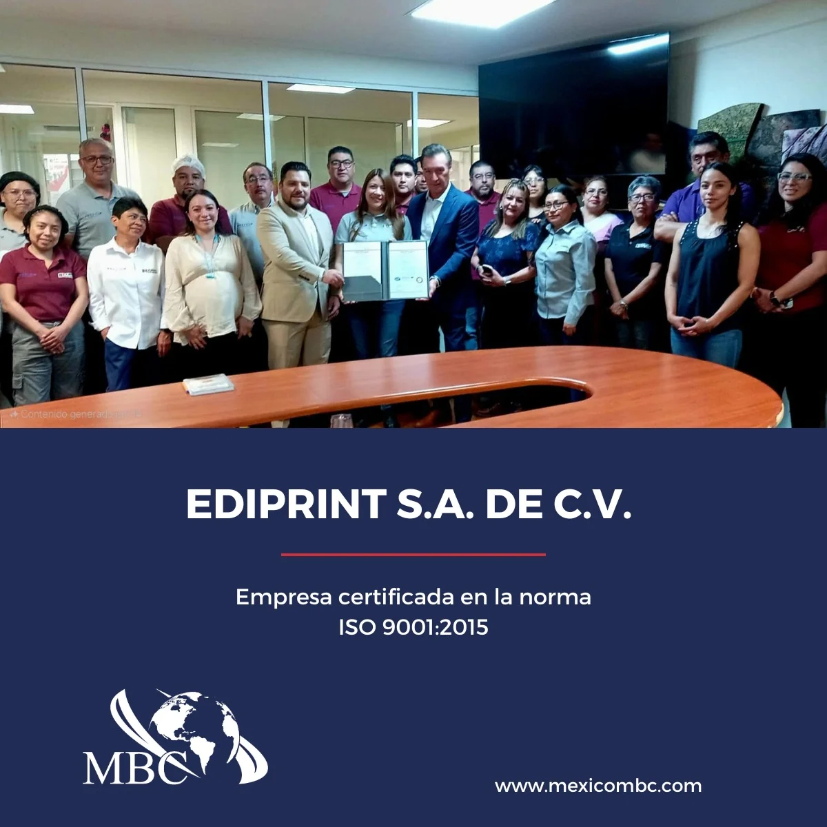 Certificación ISO 9001 Ediprint
