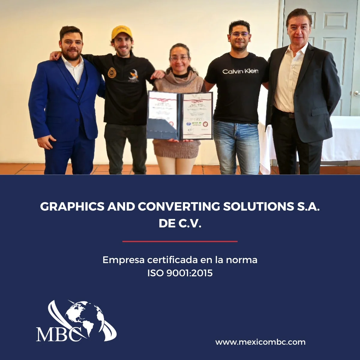 Certificación ISO 9001 Graphics and Converting